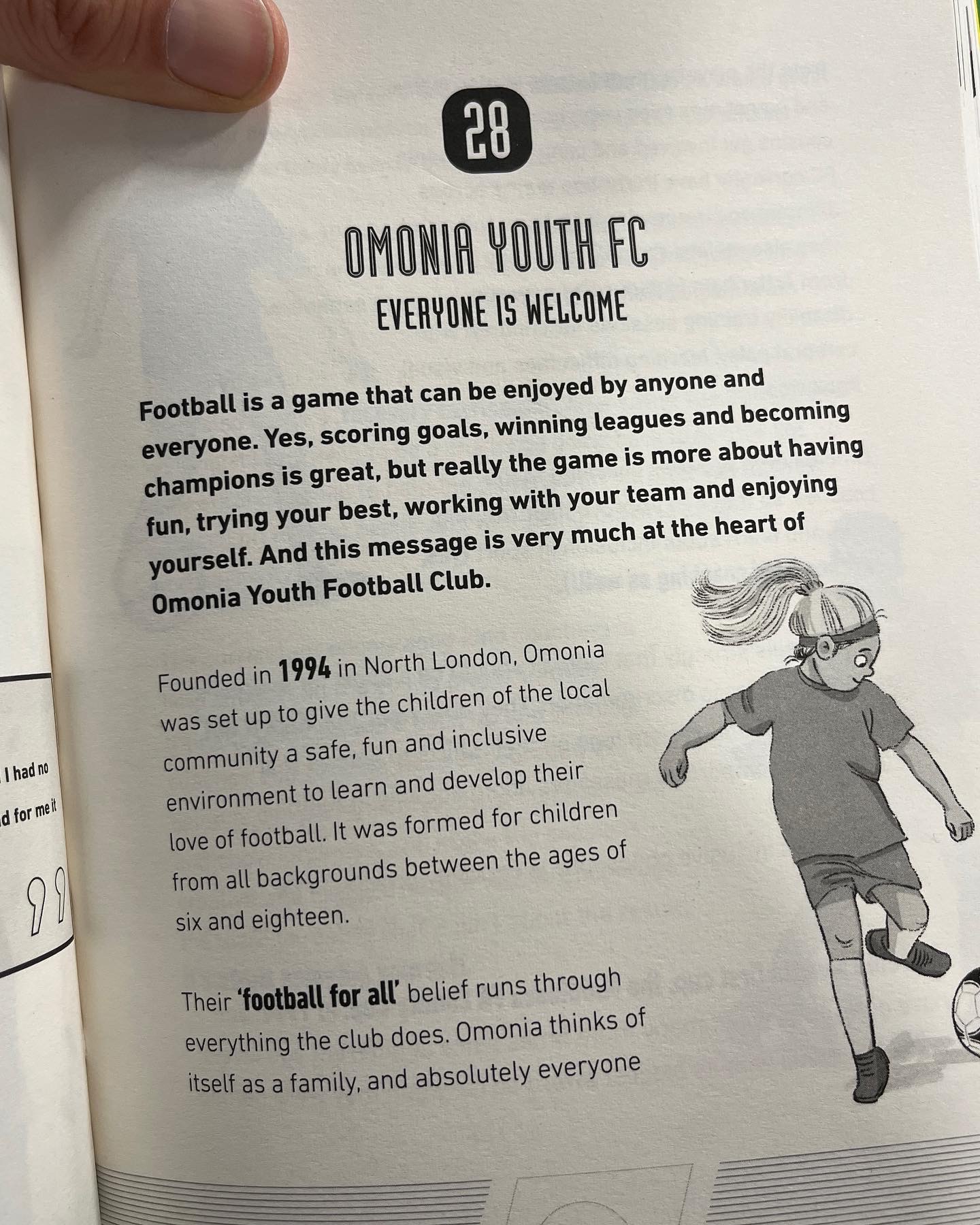 Omonia Youth FC feature in new book