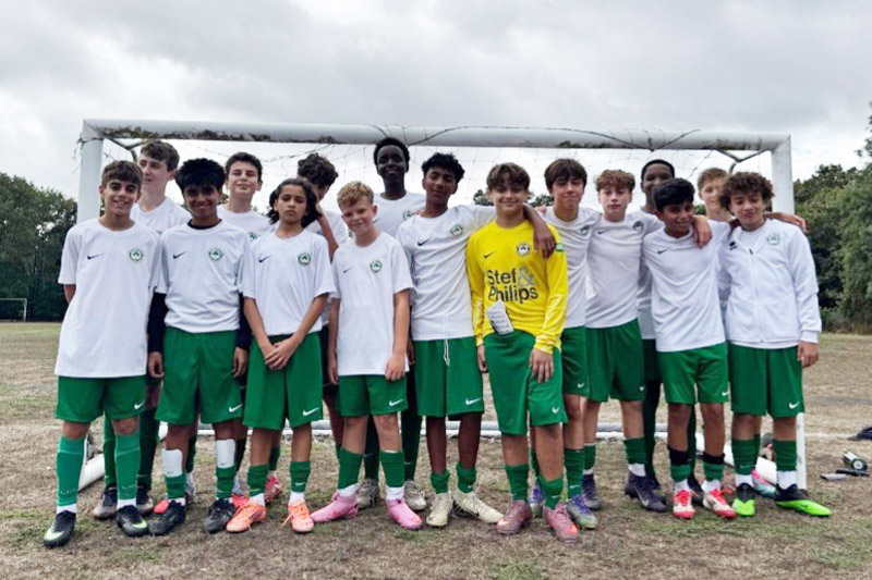 Omonia Youth FC U14 team following the first derby of the season